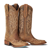 Saratoga Square Boot - Burnt Caramel