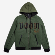 Doctor Doom Army Hooded Varsity Jacket