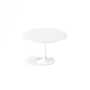 White Lacquer Tulip Dining Table - Round