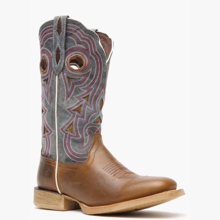 Durango® Lady Rebel Pro Women's Golden Brown & Periwinkle Western Boot