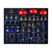 Rowsfire A107 A320pro/A320 MAX Light Overhead Panel (OVH) -Backlit+Metal Houseing+Tactile Switches Edition