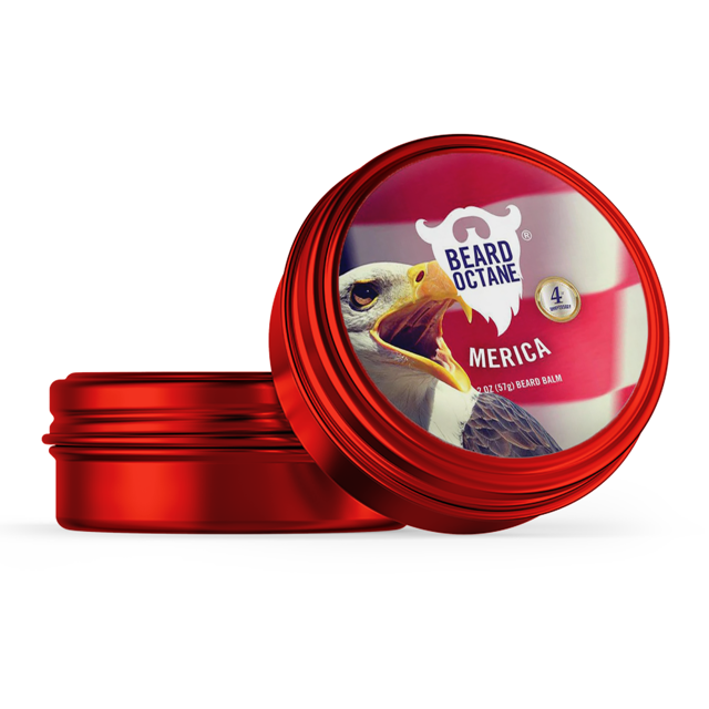 Merica Beard Balm - Cedar, Leather, Apples & Musk