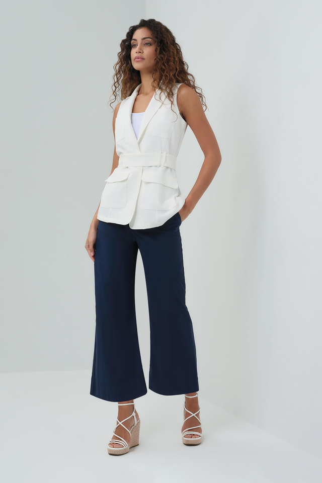 Alyssa Belted Utility Vest