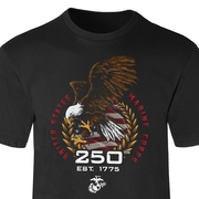 USMC 250th Anniversary Eagle T-Shirt
