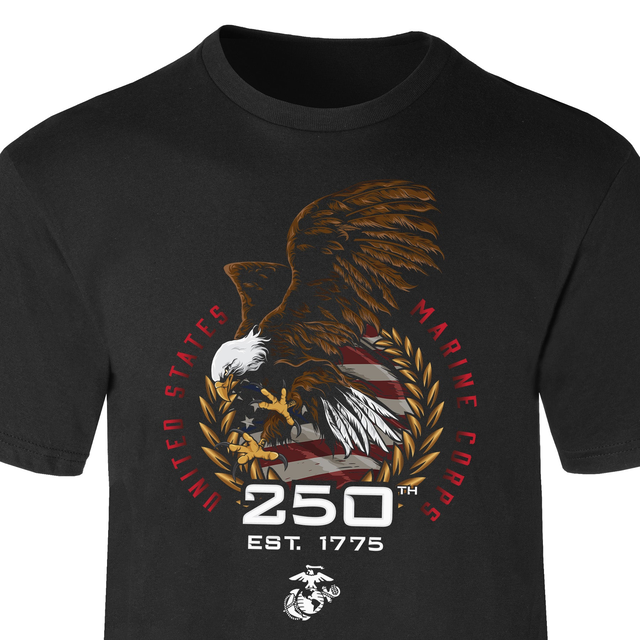 USMC 250th Anniversary Eagle T-Shirt