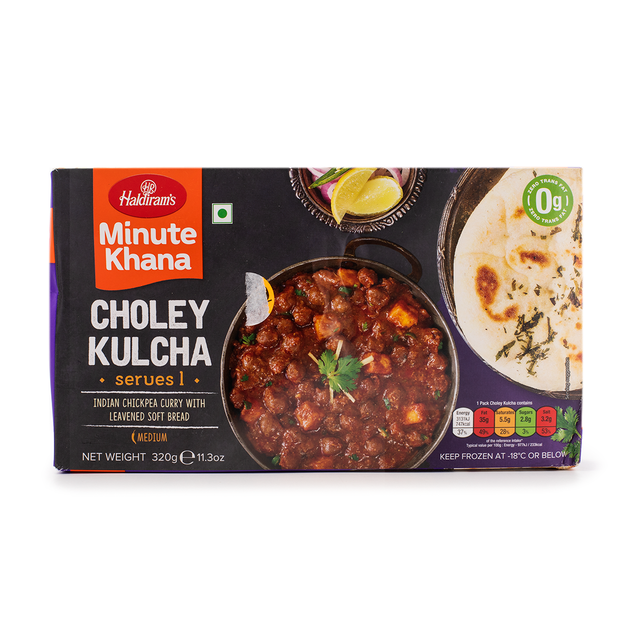 Haldiram's Minute Khana Choley Kulcha, Frozen 320 g