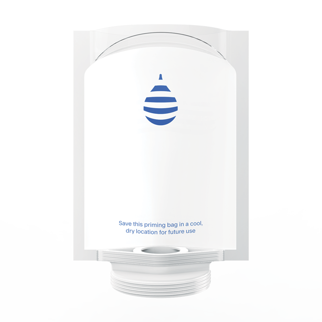 Reusable Priming Bag for Pitcher Filters