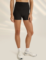 High-Rise Running Shorts with Breathable Stretch Comfort