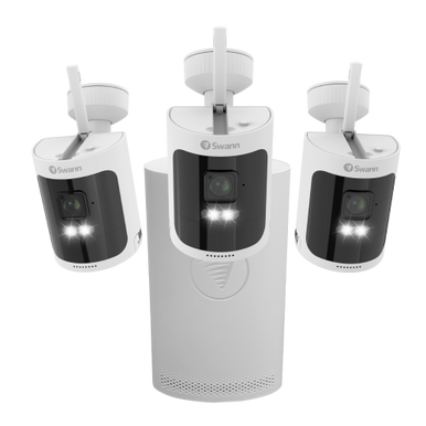 AllSecure600 2K Wireless Security Kit with 3 x Wire-Free Cameras & NVR Tower | SWNVK-600SD3