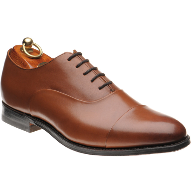 Herring Newbury Oxfords in tan calf from Herring Shoes
