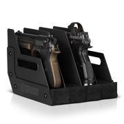 Mobile Pistol Storage Rack w/ Handle - 4/6/8/12 Slots