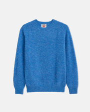 J. Press x Alex Mill Blue Shaggy Dog Sweater -Trim Fit
