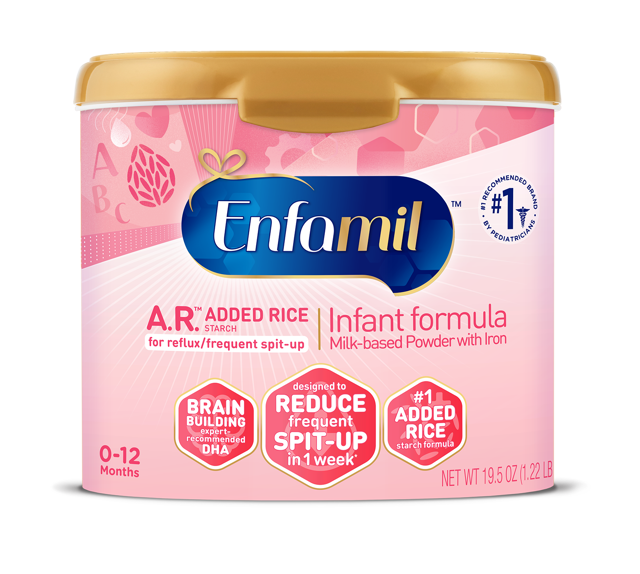 Enfamil A.R.™ Infant Formula with Added Rice - Powder - 19.5 oz Tub