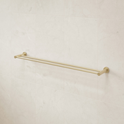 Caroma Liano II Double Towel Rail 840mm - Brushed Brass