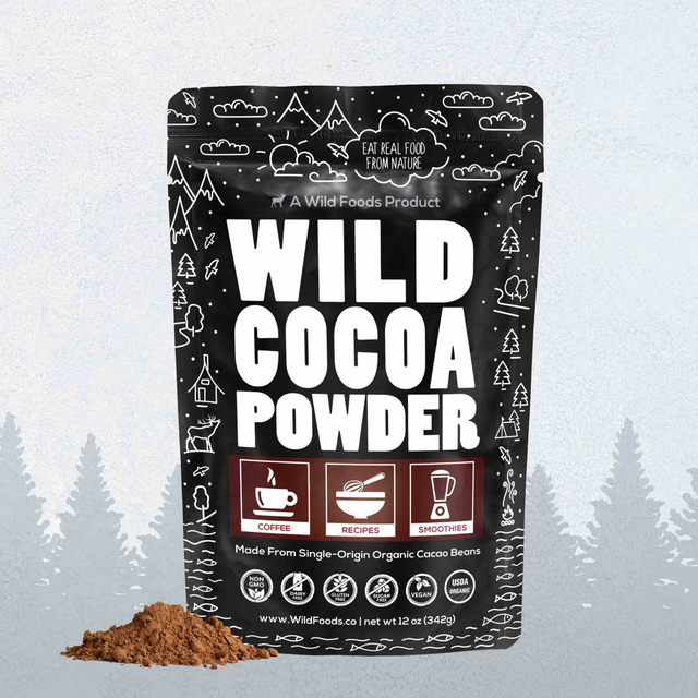 Wild Cocoa Powder - Organic from Peru, Single-Origin, Small farmers