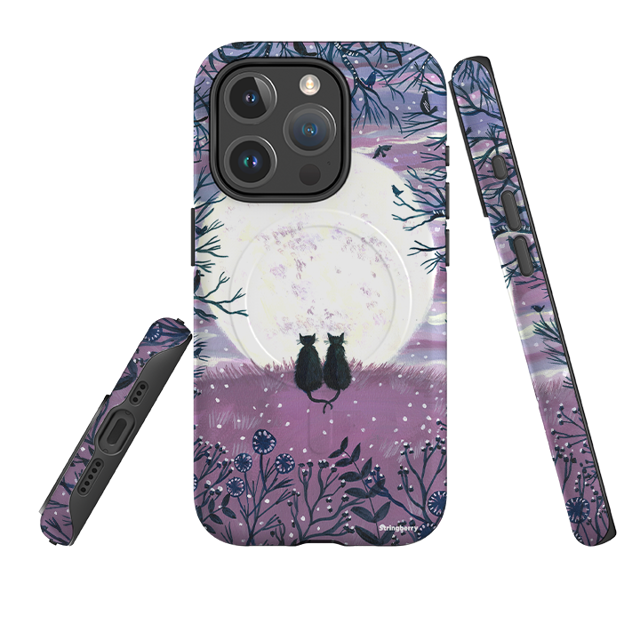 iPhone MagSafe Tough Case - Winter Cats II By Mary Stubberfield