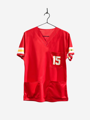 Men's "KC GOAT Jersey" Scrub Top