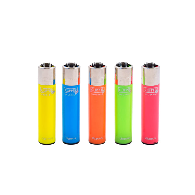 Clipper Lighters - Solid Fluorescent Colours