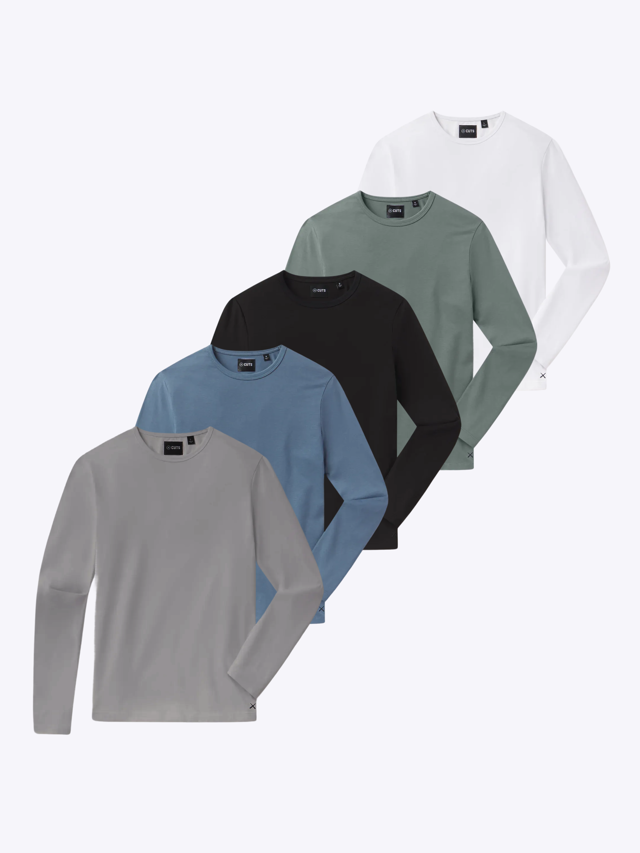AO Forever Long Sleeve Tee 5-Pack