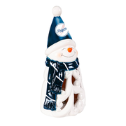 Los Angeles Dodgers LED 8" Snowman Lit Garden Statue