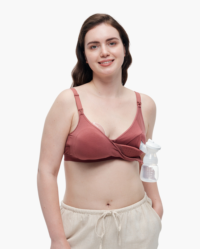 Momcozy Tencel™ Fabric Seamless Breast Pump Bra