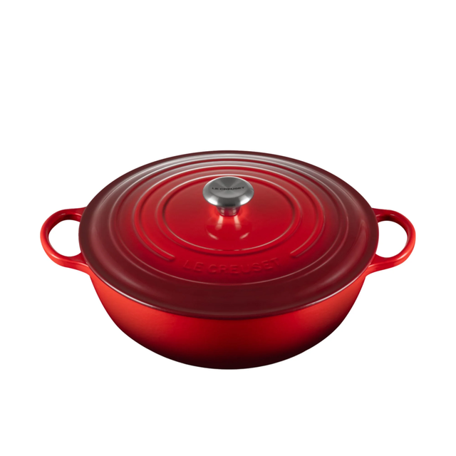 Le Creuset Signature Cast Iron Marmite 26cm - 4.1L Cerise
