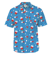 Men's Patriotic Pops Button Down Shirt
