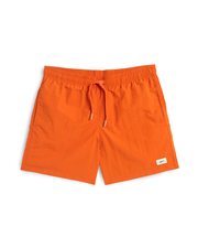 Solid Orange Swim Trunk