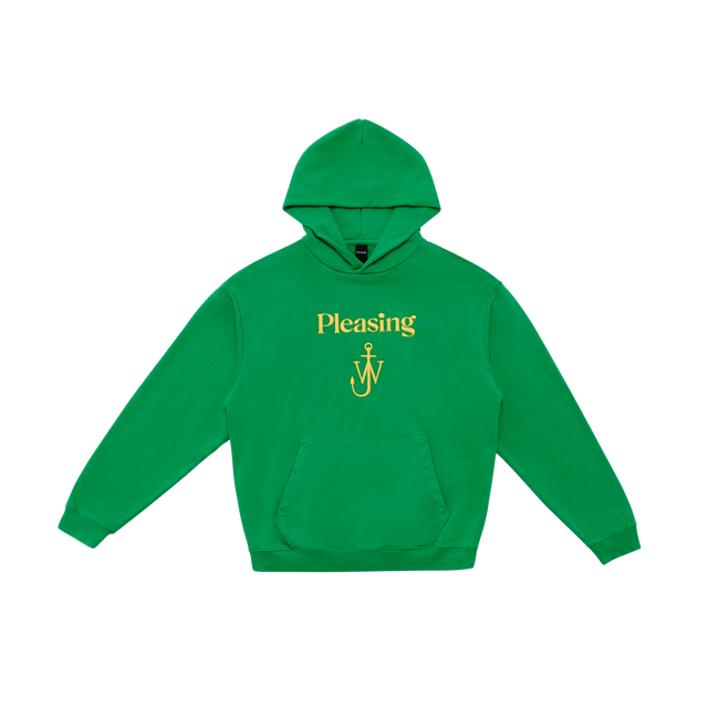 The Pleasing x JW Anderson Logo Hoodie in Grass Green