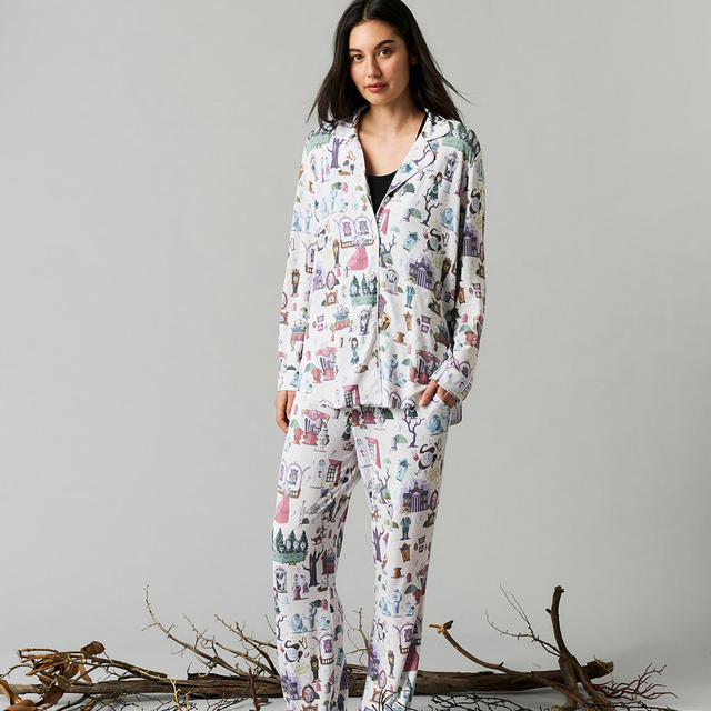 Disney The Haunted Mansion Women's Luxe Pajama Pant Set