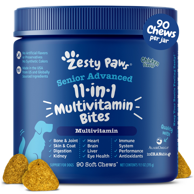 Senior Advanced 11-in-1 Multivitamin Bites™ for Senior Dogs