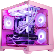 i9 14900KF, 32GB DDR5 RAM, 1TB SSD, RTX 4070 Ti, 240MM Water Cooling, Apevia Prism Pink