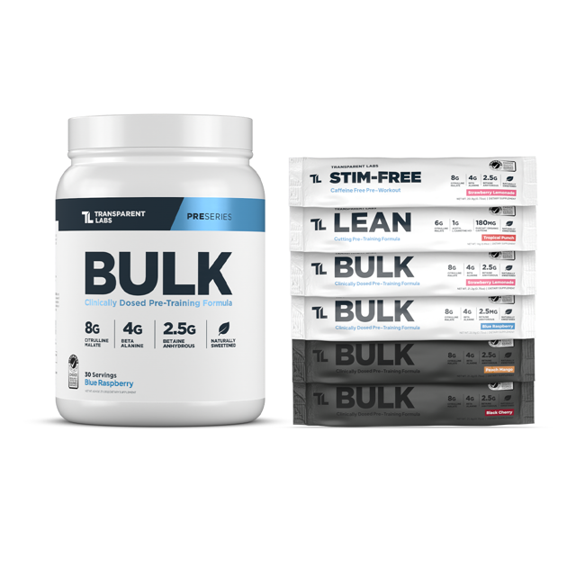 Bulk Pre-Workout + Free Variety Pack