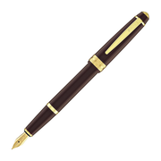 Cross Bailey Light Fountain Pen in Glossy Burgundy Resin with Gold Trim