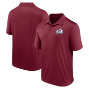 Men's Colorado Avalanche  Fanatics Burgundy Left Side Block Polo