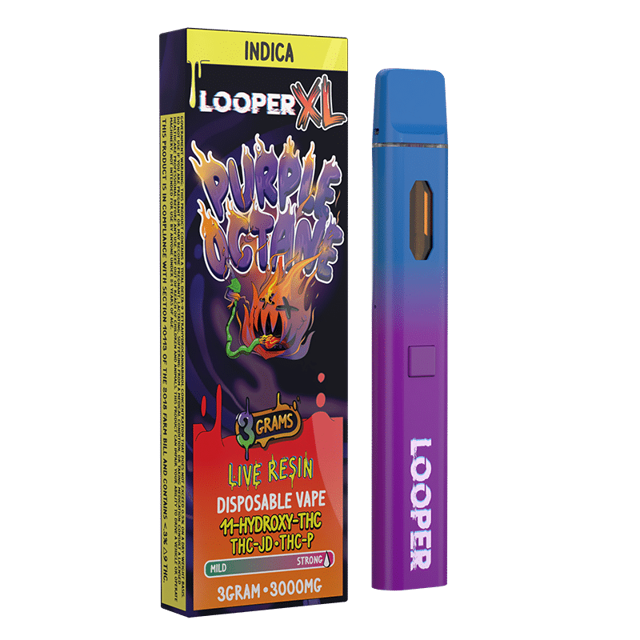 LOOPER XL 3g Disposable: Purple Octane Looper: Award Winning Cannabinoids