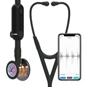 Littmann CORE Digital Stethoscope - 8570 High Polish Rainbow & Black