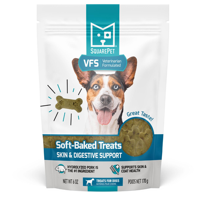 VFS Soft-Baked Skin & Digestive Support Hydrolyzed Pork Dog Treats