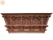 32'' Large Tibetan Traditional Design Window | Wooden | Nepalese Handicrafts