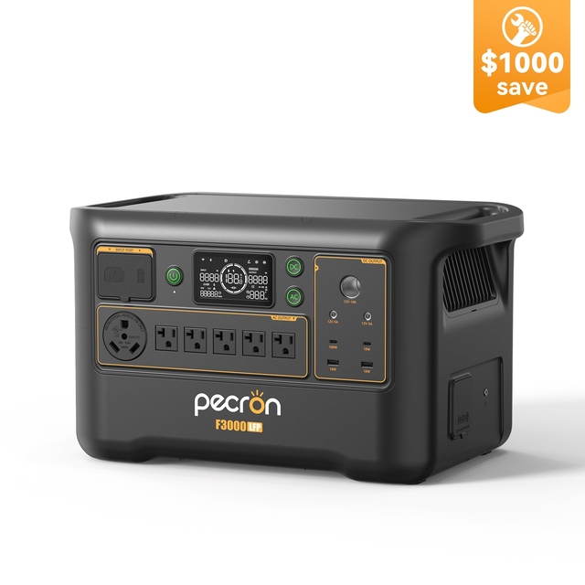 PECRON F3000LFP Portable Power Station 3600W 3072Wh