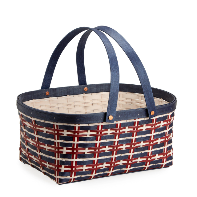 Independence Parade Basket with Protector - Patriot Plaid