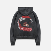 DR1 Helmet Washed Black Hoodie