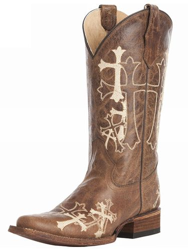 Women's Circle G by Corral Embroidered Cross Boots L5042