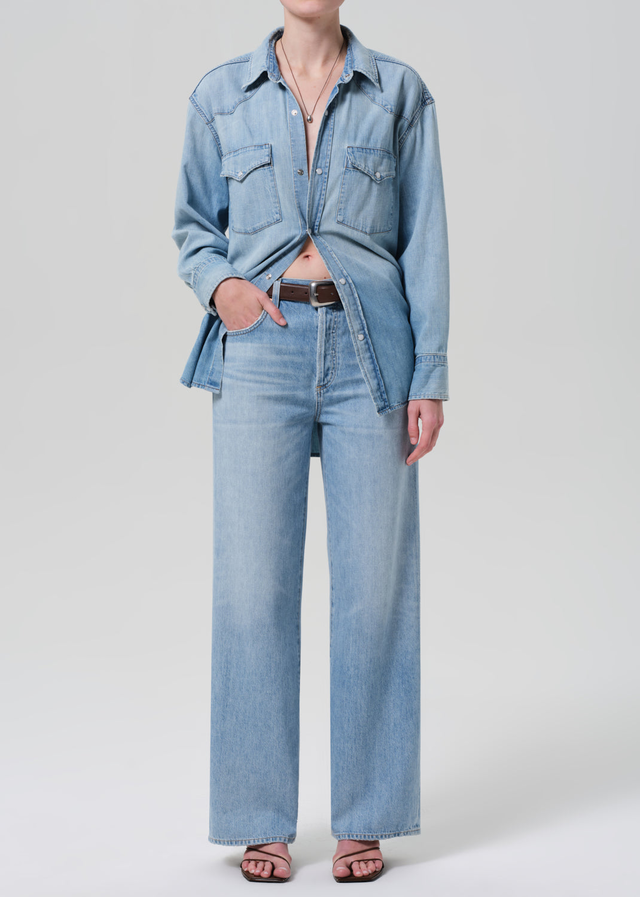 Annina High Rise Wide Leg 30" in Tularosa