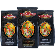 Medium Roast Ground Kona Coffee Tri-Pack