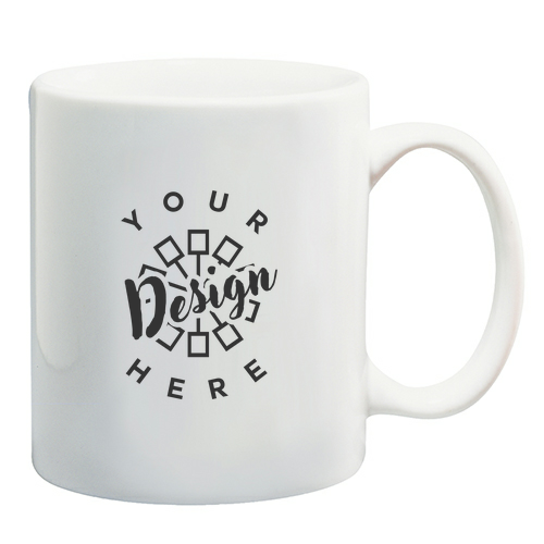 Hit Promo 11 oz White Ceramic Mug
