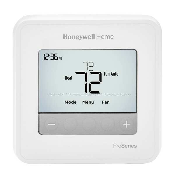Programmable Thermostat, 7, 5-2, 5-1-1 Programs, 1 H, 1 C, Wall Mount, Hardwired/Battery, 20/30VAC