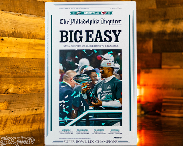 EXTRA! EXTRA! Philadelphia Inquirer SUPER BOWL LIX Front Page - FEB 10, 2025