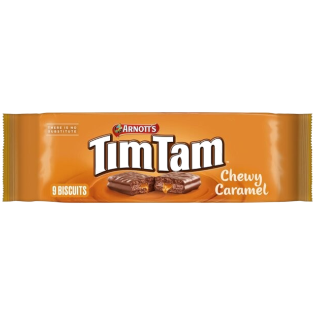 Arnott's Tim Tam Chewy Caramel Share Pack (Australia) - 5.74oz (175g)