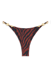 Splash Bikini Bottom // Brown Tiger Print